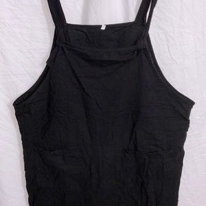 Black overalls
